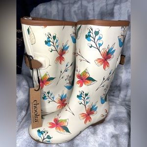 Chooka Women’s Tropics Bainbridge Rain Boots- Size 7